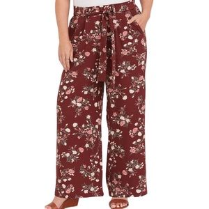Torrid Crepe Floral Wide Leg Pans 4